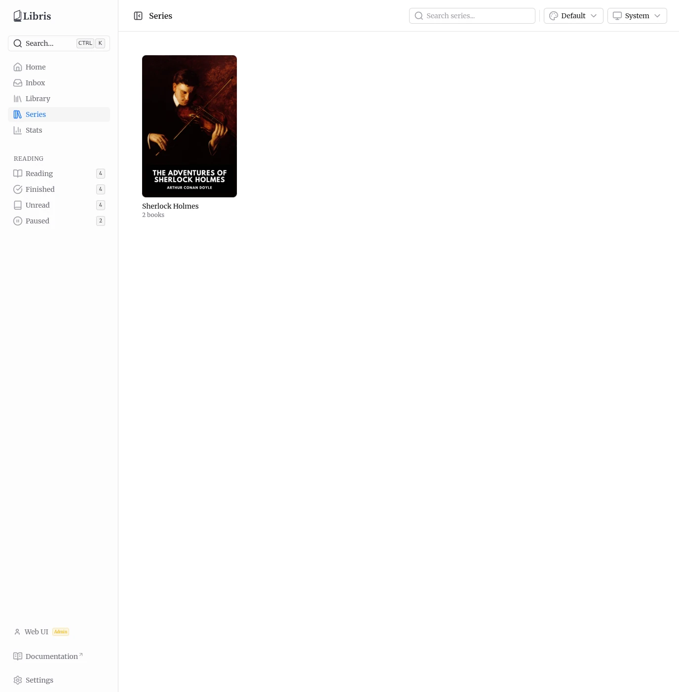Series list